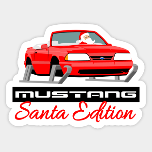 1992 Mustang LX Santa Edition Sticker